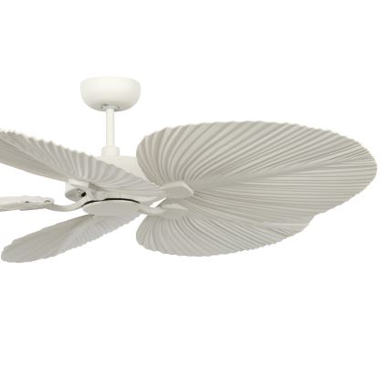 Lucci Air 21065449 - Ventilatore da soffitto BALI diametro 132 cm bianco/color crema + telecomando