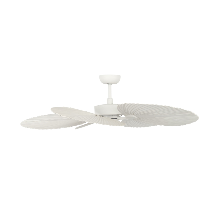 Lucci Air 21065449 - Ventilatore da soffitto BALI diametro 132 cm bianco/color crema + telecomando