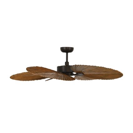 Lucci Air 21065549 - Ventilatore da soffitto BALI diametro 132 cm marrone + telecomando