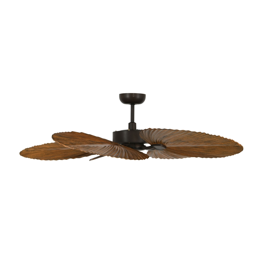 Lucci Air 21065549 - Ventilatore da soffitto BALI diametro 132 cm marrone + telecomando