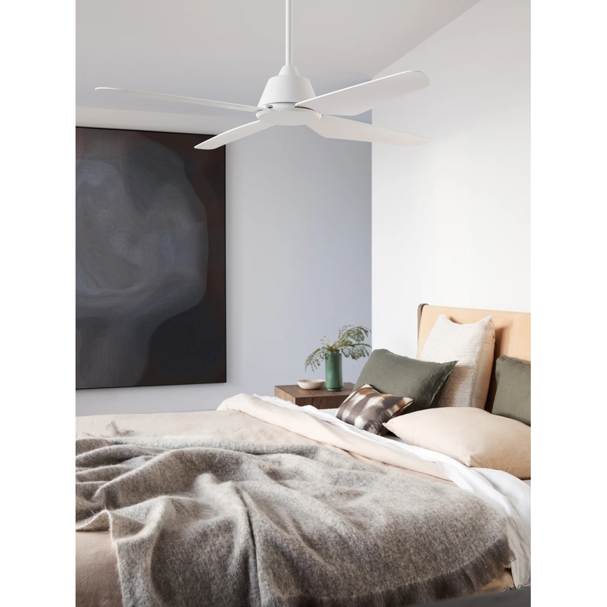 Lucci Air 212991 - Ventilatore da soffitto ARIA Ø 122 cm bianco + telecomando