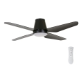 Lucci Air 213002 - Ventilateur de plafond AIRFUSION ARIA LED/18W/230V noir + télécommande