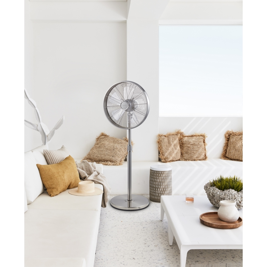 Lucci Air 213117EU - Ventilatore con supporto BREEZE cromo opaco