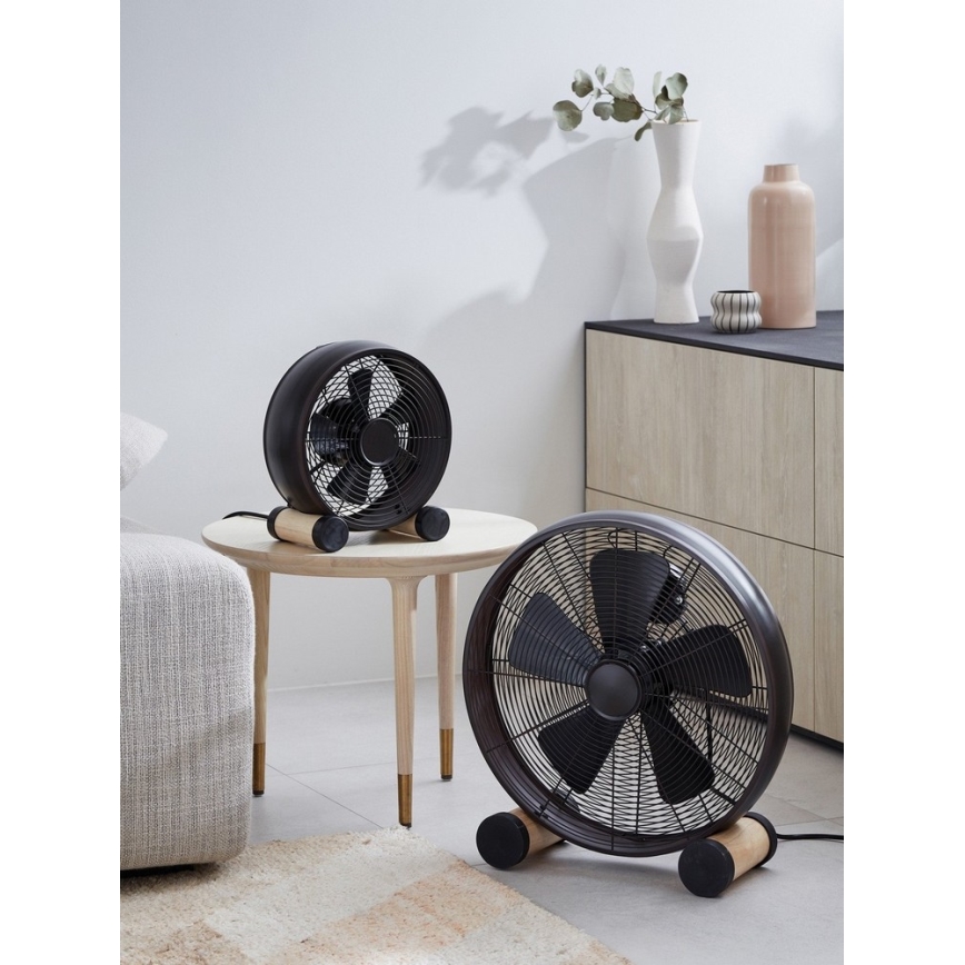 Lucci air 213120 - Ventilatore da tavolo BREEZE nero