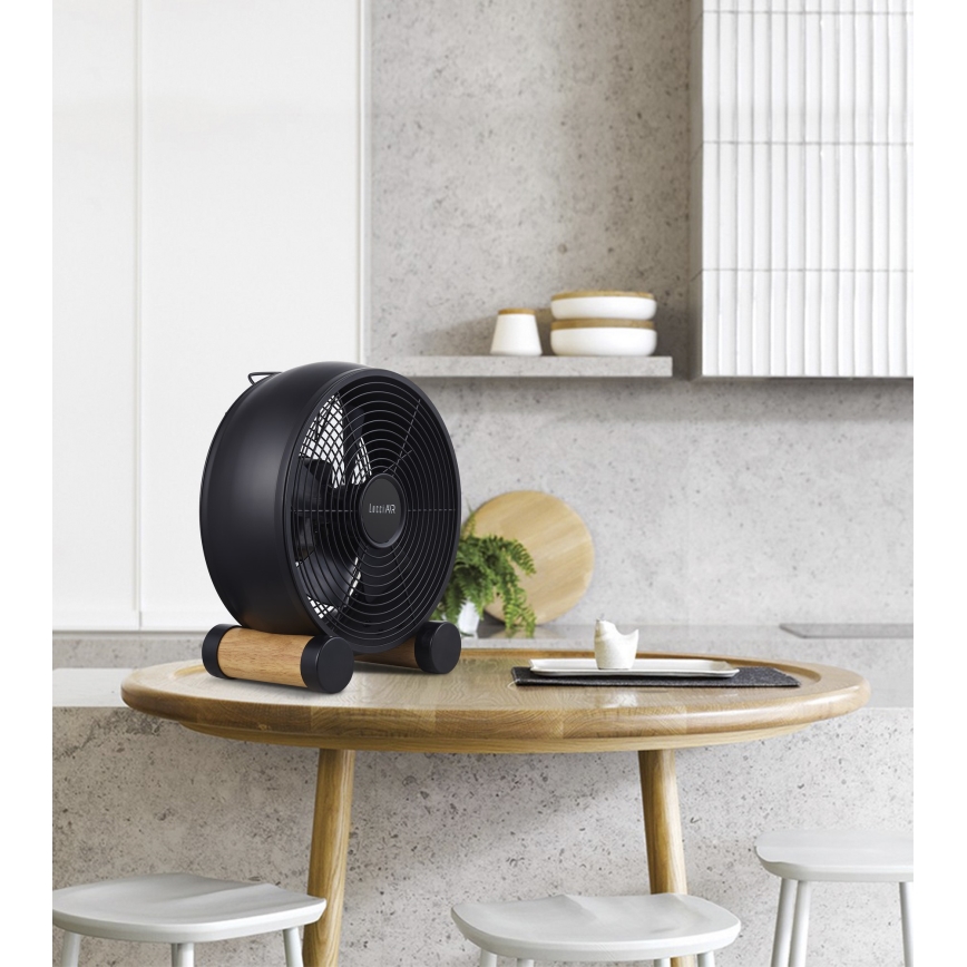 Lucci air 213120 - Ventilatore da tavolo BREEZE nero
