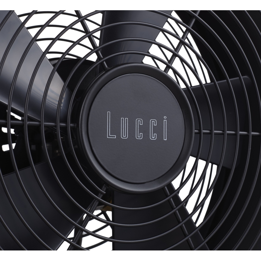 Lucci air 213120 - Ventilatore da tavolo BREEZE nero