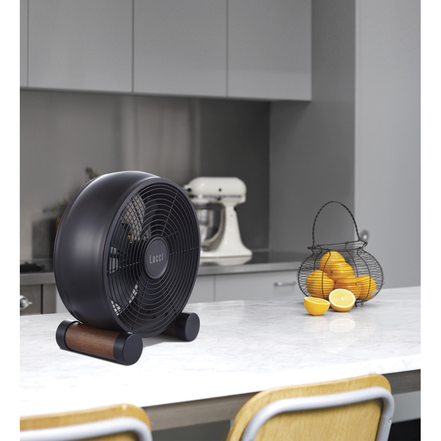 Lucci air 213121 - Ventilatore da tavolo BREEZE marrone