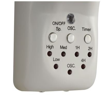 Lucci Air 213128EU - Ventilatore da parete BREEZE 55W/230V bianco + telecomando