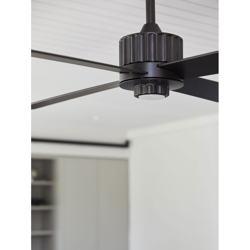Lucci air 213170 - Plafoniera LED NEWPORT wenge/marrone + telecomando