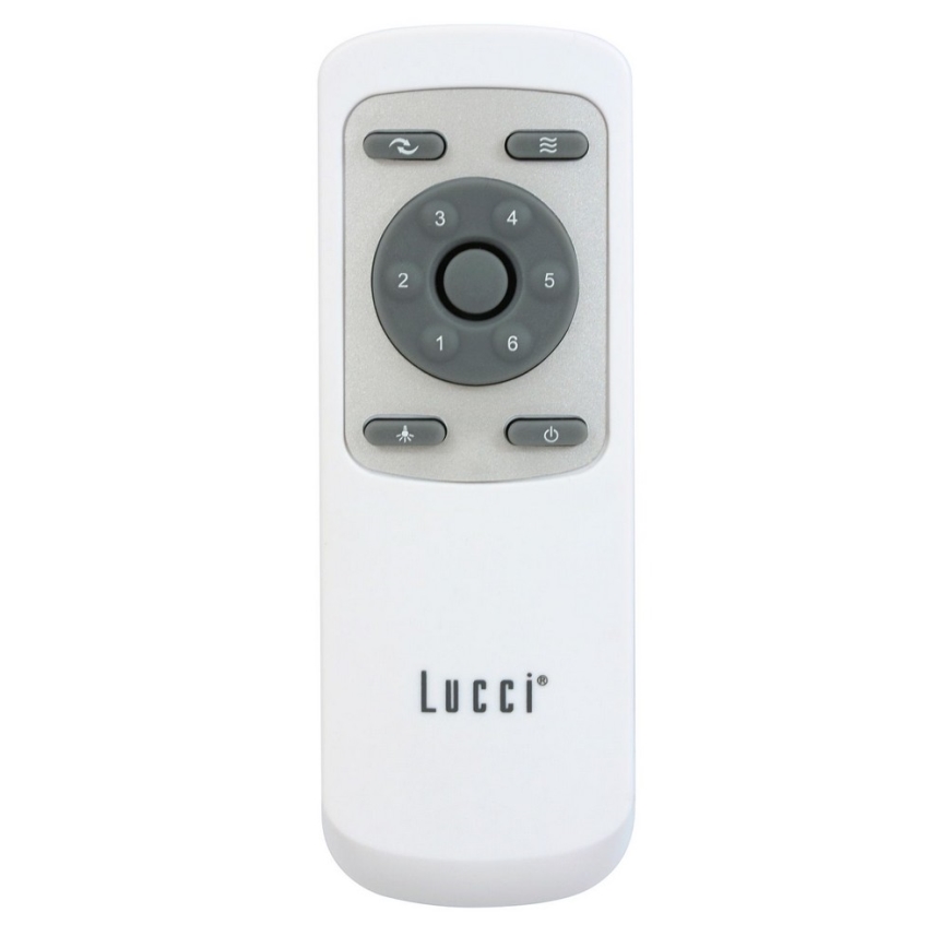 Lucci air 213170 - Ventilateur de plafond LED NEWPORT noir + télécommande
