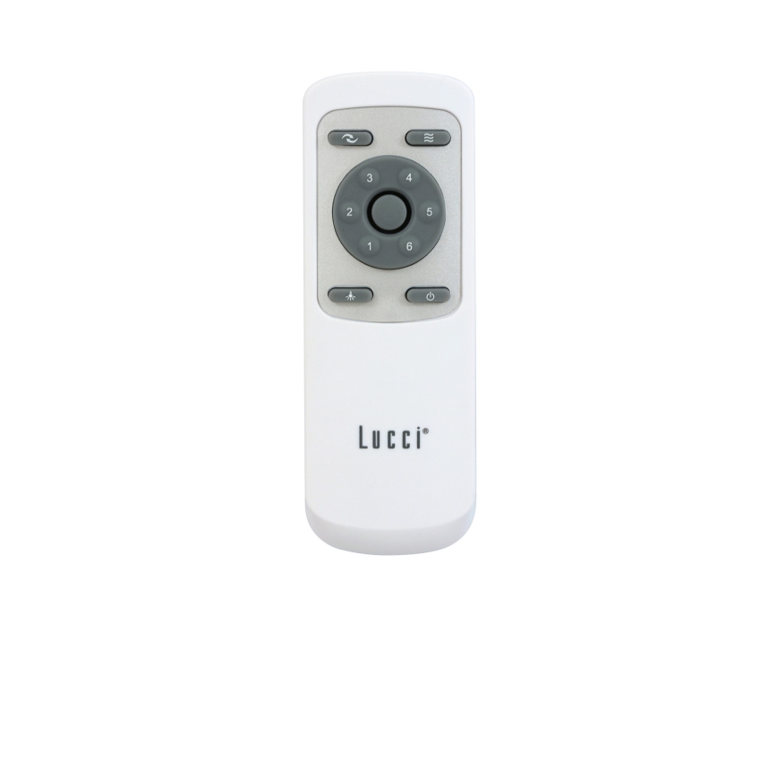 Lucci air 213171 - Plafoniera LED NEWPORT legno/bianco/beige + telecomando