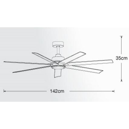 Lucci air 213182 - Plafoniera LED ATLANTA 1xGX53/12W/230V bianco + telecomando