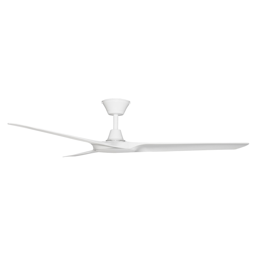 Lucci Air 21321549 - Deckenventilator ABYSS d 142 cm IP66 weiß + Fernbedienung