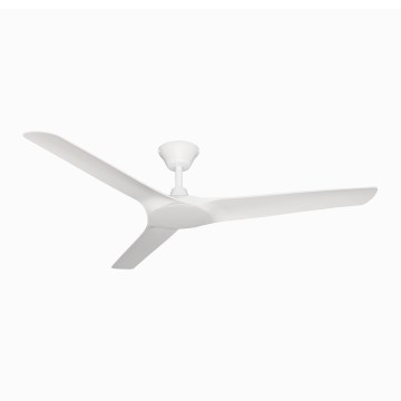 Lucci Air 21321549 - Deckenventilator ABYSS d 142 cm IP66 weiß + Fernbedienung