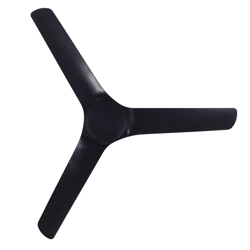 Lucci Air 21321649 - Ventilatore da soffitto ABYSS diametro 142 cm IP66 nero + telecomando