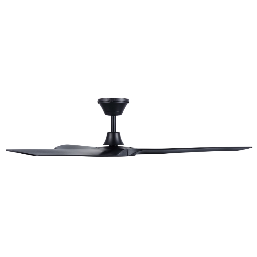 Lucci Air 21321649 - Ventilatore da soffitto ABYSS diametro 142 cm IP66 nero + telecomando