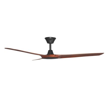 Lucci Air 21321749 - Ventilatore da soffitto ABYSS diametro 142 cm IP66 marrone + telecomando