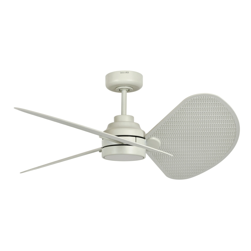 Lucci Air 21325449 - Ventilatore da soffitto LED dimmerabile SABLE 1xGX53/12W/230V 3000/4000/5000K Ø 91,5 cm color crema + telecomando
