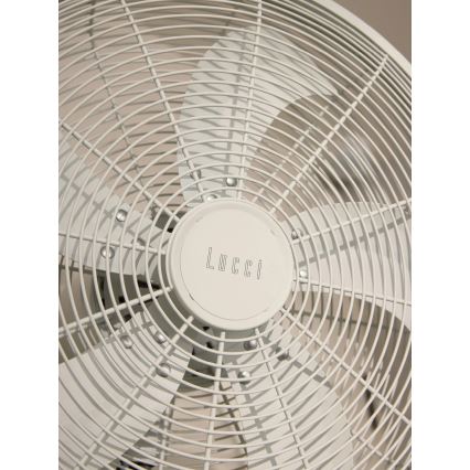 Lucci Air 21326649 - Ventilatore da parete GLIDE 36W/230V Ø 45 cm, bianco, con telecomando