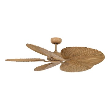 Lucci Air 21326849 - Ventilateur de plafond BALI Ø 132 cm beige + télécommande