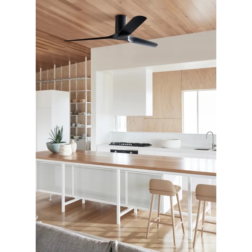 Lucci air 21610149 - Ventilateur de plafond LONDO noir + télécommande