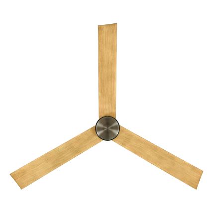 Lucci air 21610449 - Ventilatore da soffitto dimmerabile a LED CLIMATE 1xGX53/12W/230V marrone/cromo lucido + telecomando