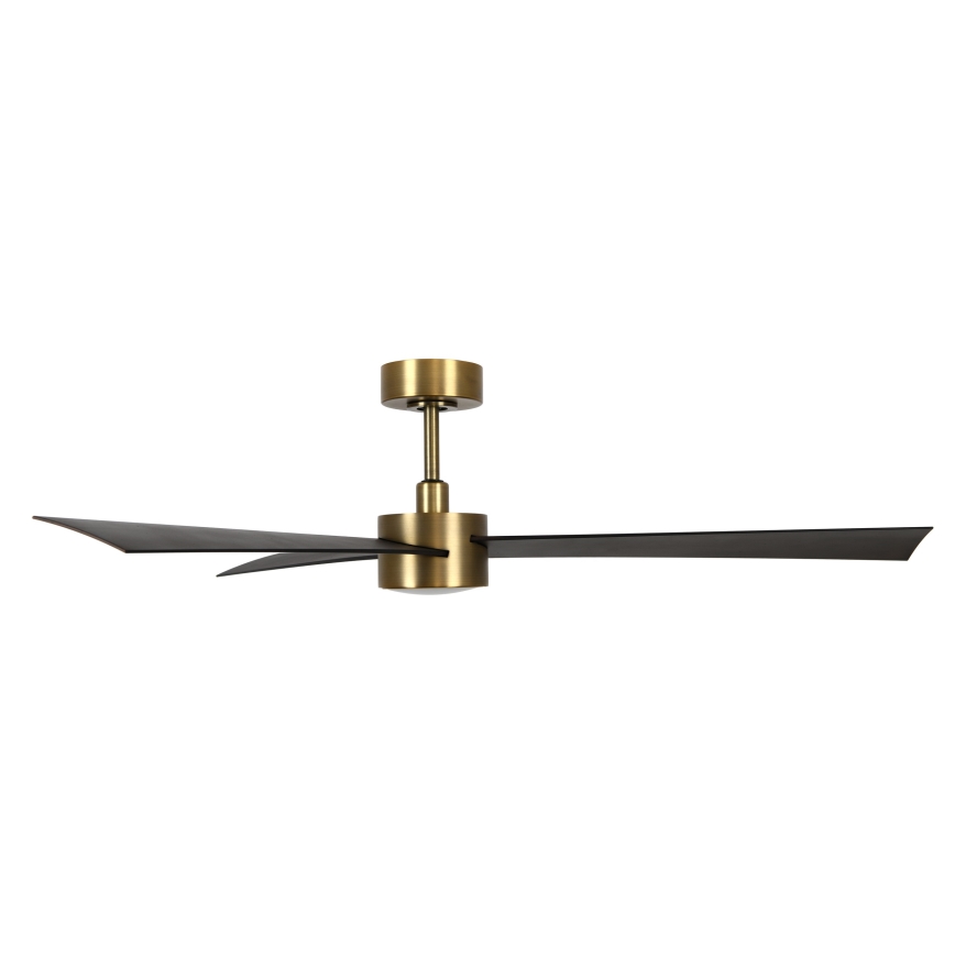 Lucci air 21610549- Ventilatore da soffitto dimmerabile a LED CLIMATE 1xGX53/12W/230V wenge/oro + telecomando