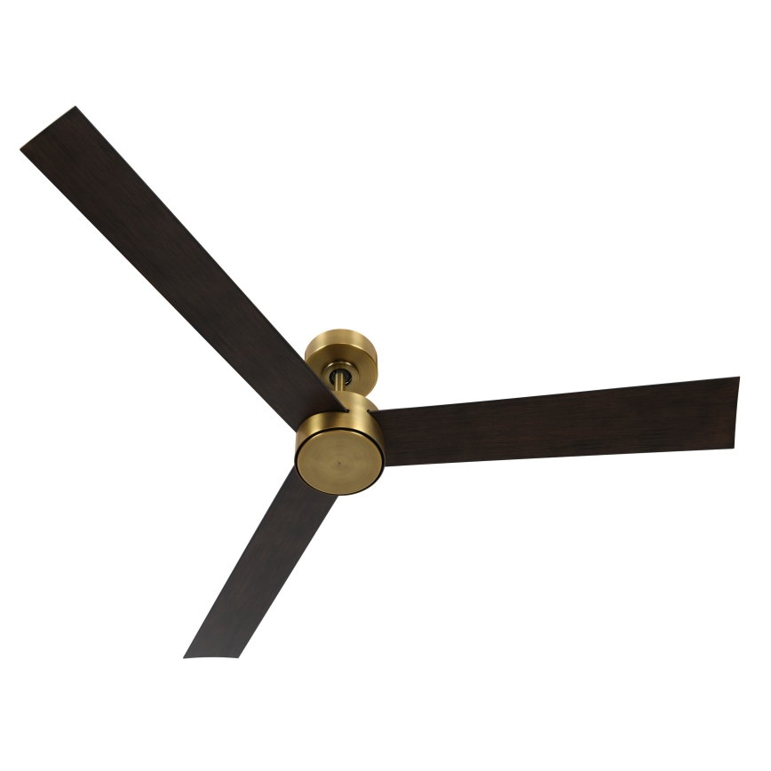 Lucci air 21610549- Ventilatore da soffitto dimmerabile a LED CLIMATE 1xGX53/12W/230V wenge/oro + telecomando