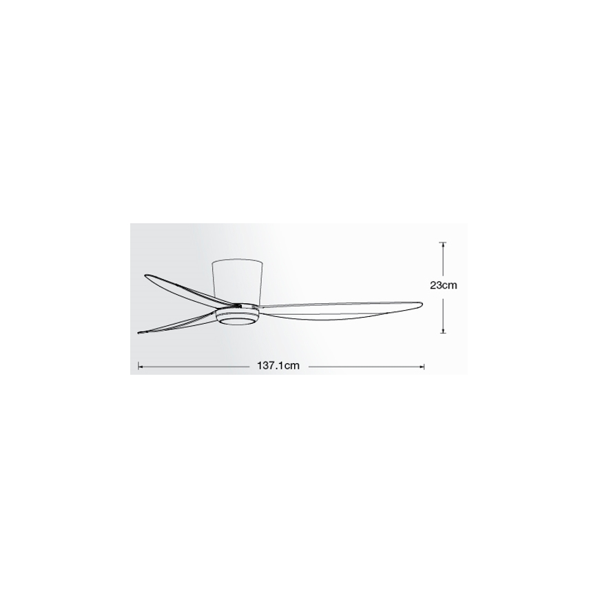 Lucci air 21610749 - Ventilateur de plafond LED à intensité variable ARRAY 1xGX53/12W/230V noir + télécommande