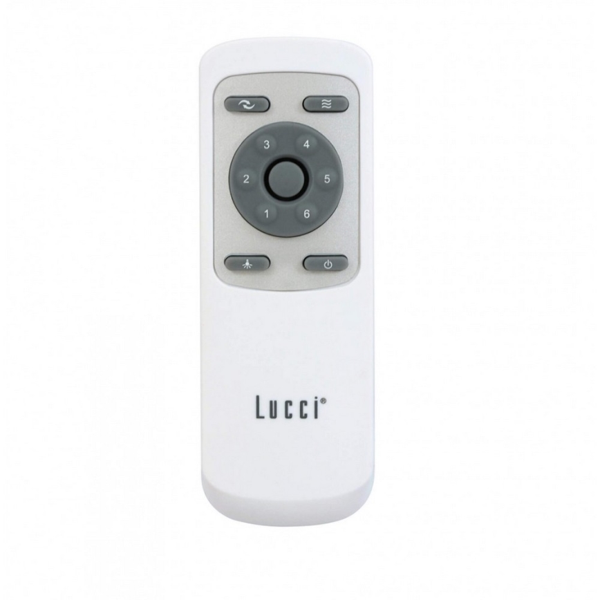 Lucci air 21610849 - Dimmerabile ceiling fan ATLANTA 1xGX53/12W/230V white+ + telecomando