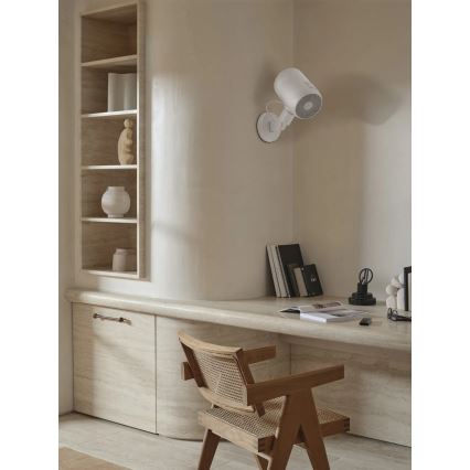 Lucci Air 21612549 - Ventilatore da parete JET 32W/230V bianco + telecomando