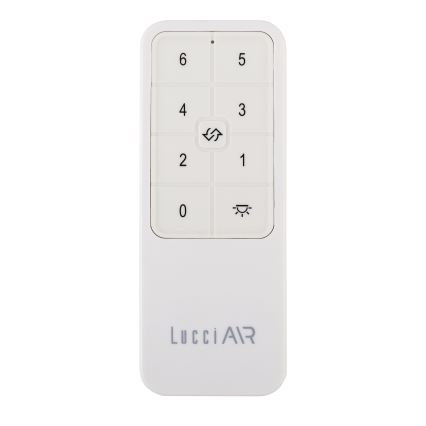 Lucci air 21616049 - Ventilatore da soffitto MONZA IP55 bianco + telecomando