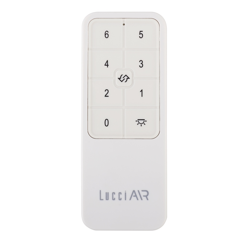 Lucci air 21616049 - Ventilatore da soffitto MONZA IP55 bianco + telecomando