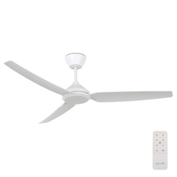 Lucci air 21616249 - Deckenventilator POLIS IP55 weiß + Fernbedienung