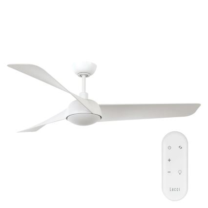Lucci Air 21617049 - LED-dimmbarer Deckenventilator OSPREY 1xGX53/12W/230V, Ø 132 cm, weiß, inkl. Fernbedienung