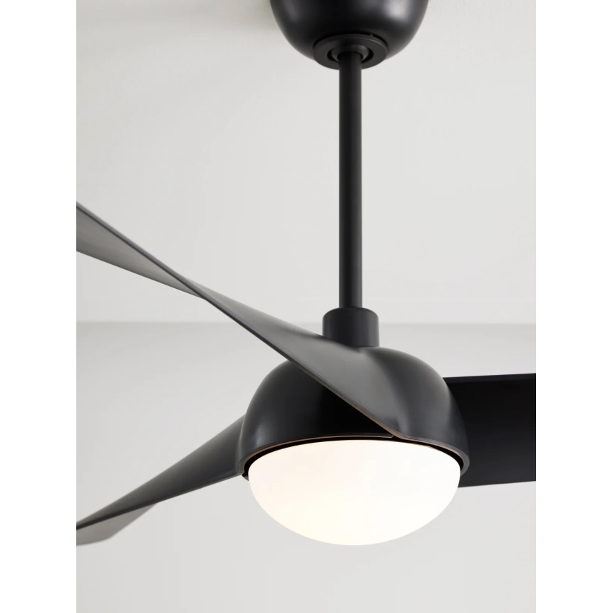Lucci Air 21617149 - Ventilateur de plafond LED à intensité réglable OSPREY 1xGX53/12W/230V Ø 132 cm noir + télécommande