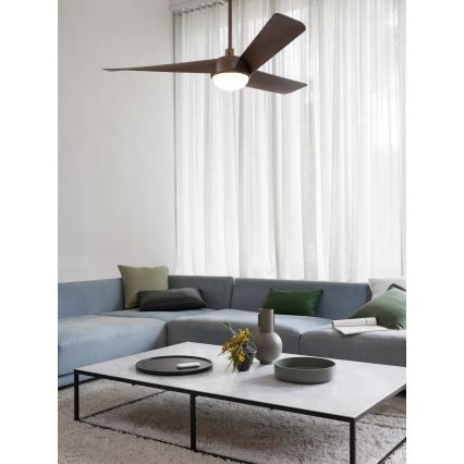 Lucci Air 21617249 - Ventilatore da soffitto LED dimmerabile OSPREY 1xGX53/12W/230V Ø 132 cm bronzo + telecomando