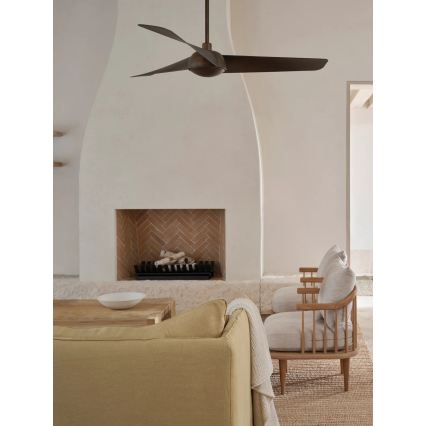 Lucci Air 21617249 - Ventilatore da soffitto LED dimmerabile OSPREY 1xGX53/12W/230V Ø 132 cm bronzo + telecomando