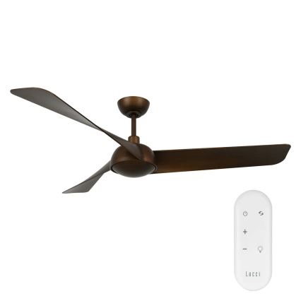 Lucci Air 21617249 - Ventilatore da soffitto LED dimmerabile OSPREY 1xGX53/12W/230V Ø 132 cm bronzo + telecomando