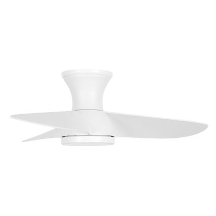 Lucci Air 51307149 - dimmbarer LED-Deckenventilator SYROS II LED/18W/230V 3000/4000/6000K Ø 76 cm weiß + Fernbedienung