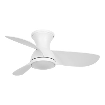 Lucci Air 51307149 - ventilateur de plafond LED dimmable SYROS II LED/18W/230V 3000/4000/6000K Ø 76 cm blanc + télécommande