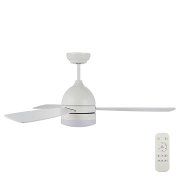 Lucci air 513075 - Plafoniera LED VECTOR LED/25W/230V 3000/4200/6500K bianco + telecomando