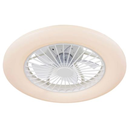 Lucci Air 513200 - Plafonnier à intensité variable avec ventilateur OSLO LED/20W/230V 3000/4500/6500K blanc + télécommande