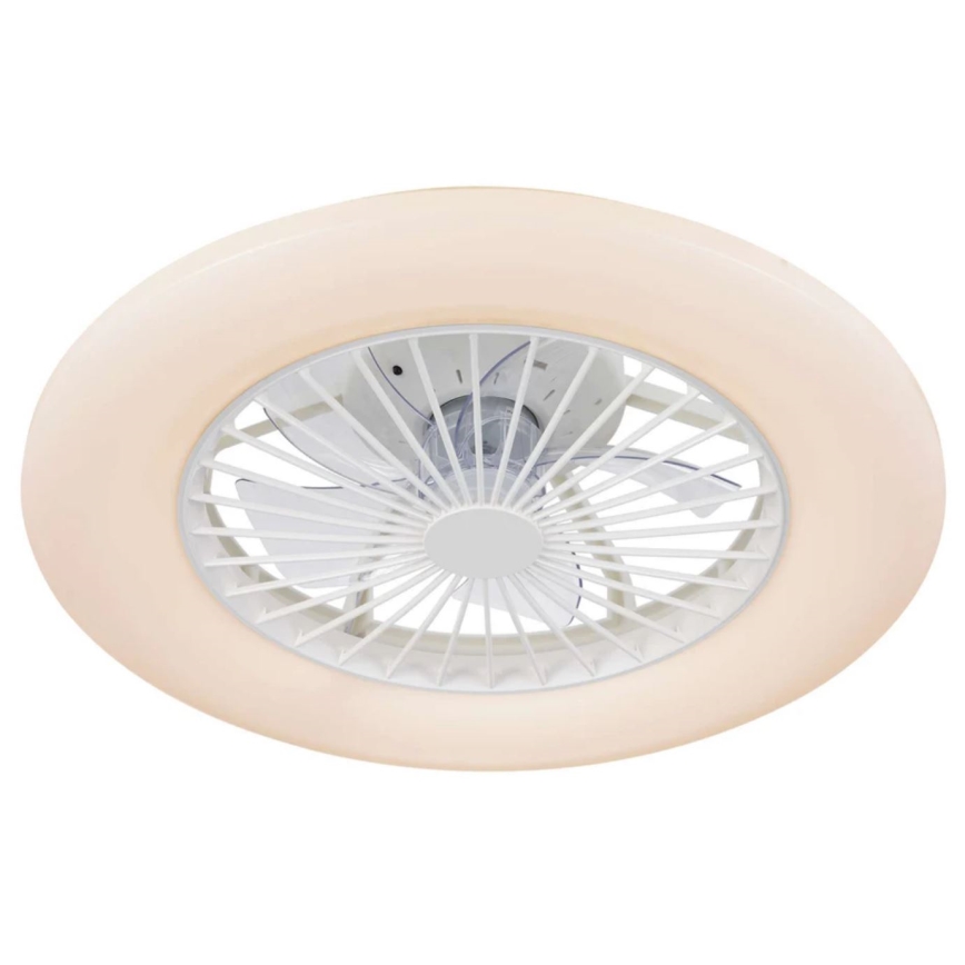 Lucci Air 513200 - Plafonnier à intensité variable avec ventilateur OSLO LED/20W/230V 3000/4500/6500K blanc + télécommande