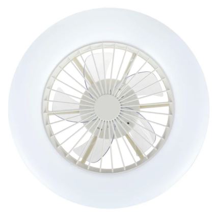Lucci Air 513200 - Plafonnier à intensité variable avec ventilateur OSLO LED/20W/230V 3000/4500/6500K blanc + télécommande