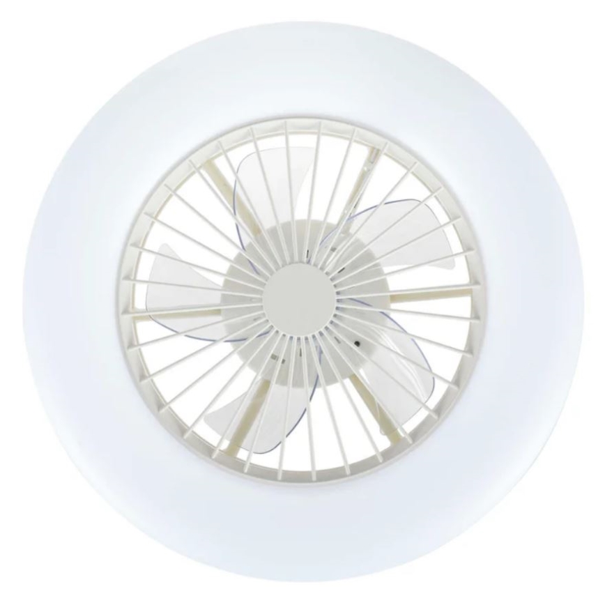 Lucci Air 513200 - Plafonnier à intensité variable avec ventilateur OSLO LED/20W/230V 3000/4500/6500K blanc + télécommande