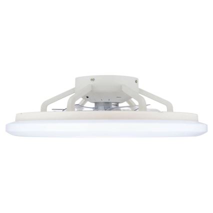 Lucci Air 513200 - Plafonnier à intensité variable avec ventilateur OSLO LED/20W/230V 3000/4500/6500K blanc + télécommande