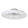 Lucci Air 513200 - Plafonnier à intensité variable avec ventilateur OSLO LED/20W/230V 3000/4500/6500K blanc + télécommande
