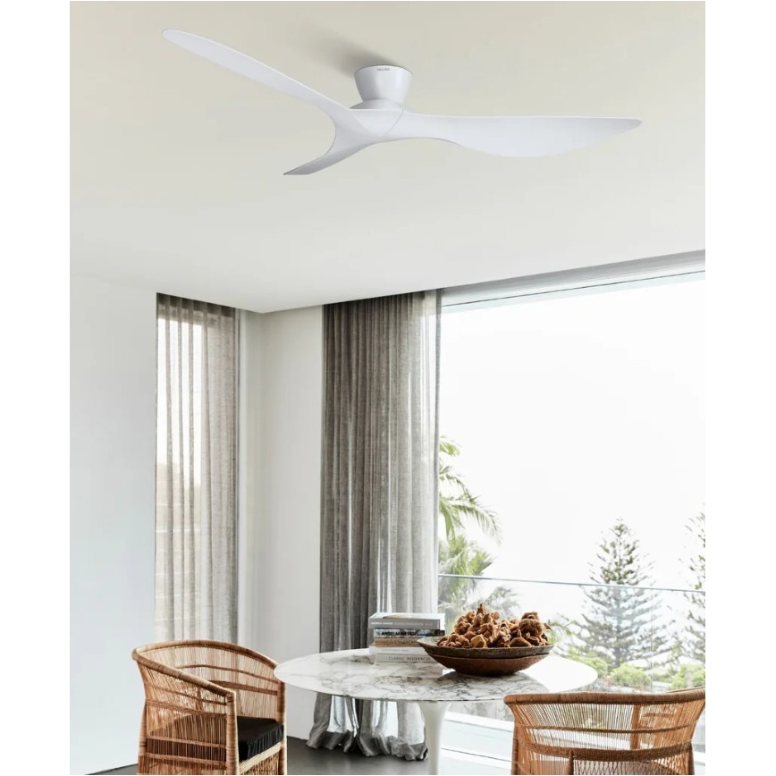 Lucci Air 514030 - Deckenventilator KOTARA Ø 137 cm weiß + Fernbedienung