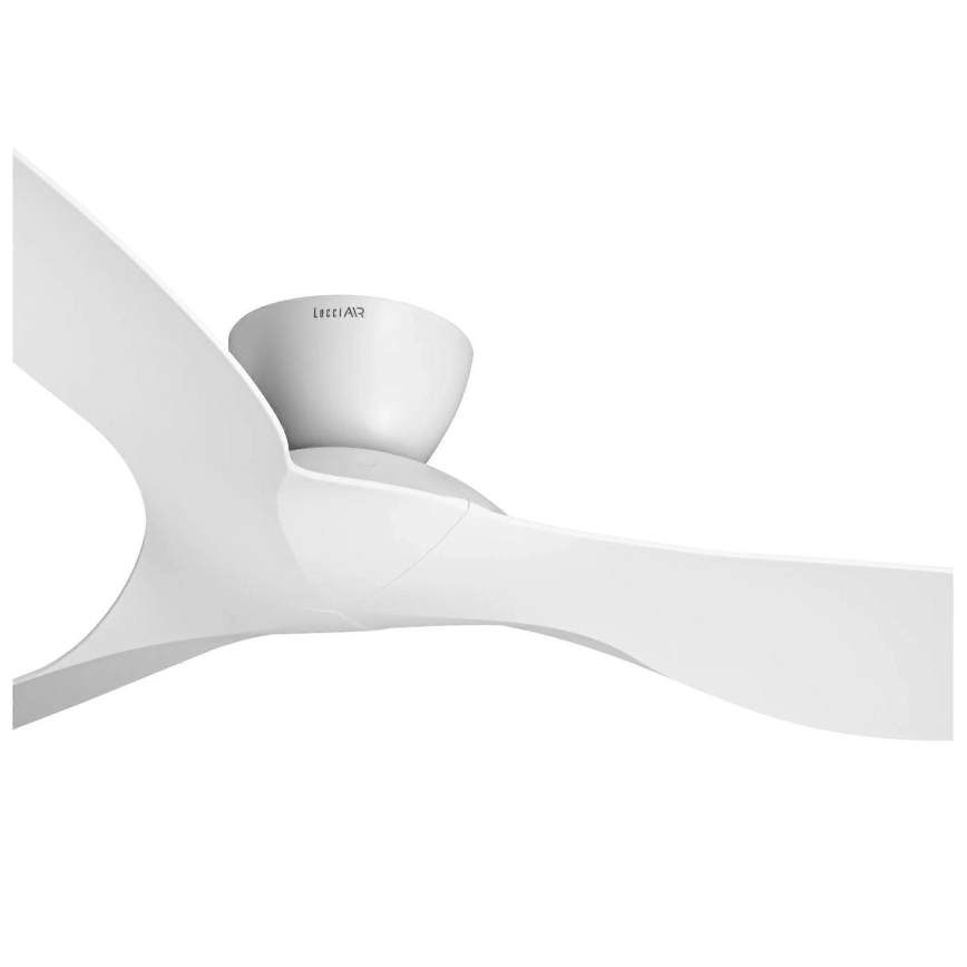 Lucci Air 514030 - Ventilateur de plafond KOTARA Ø 137 cm, blanc, avec télécommande